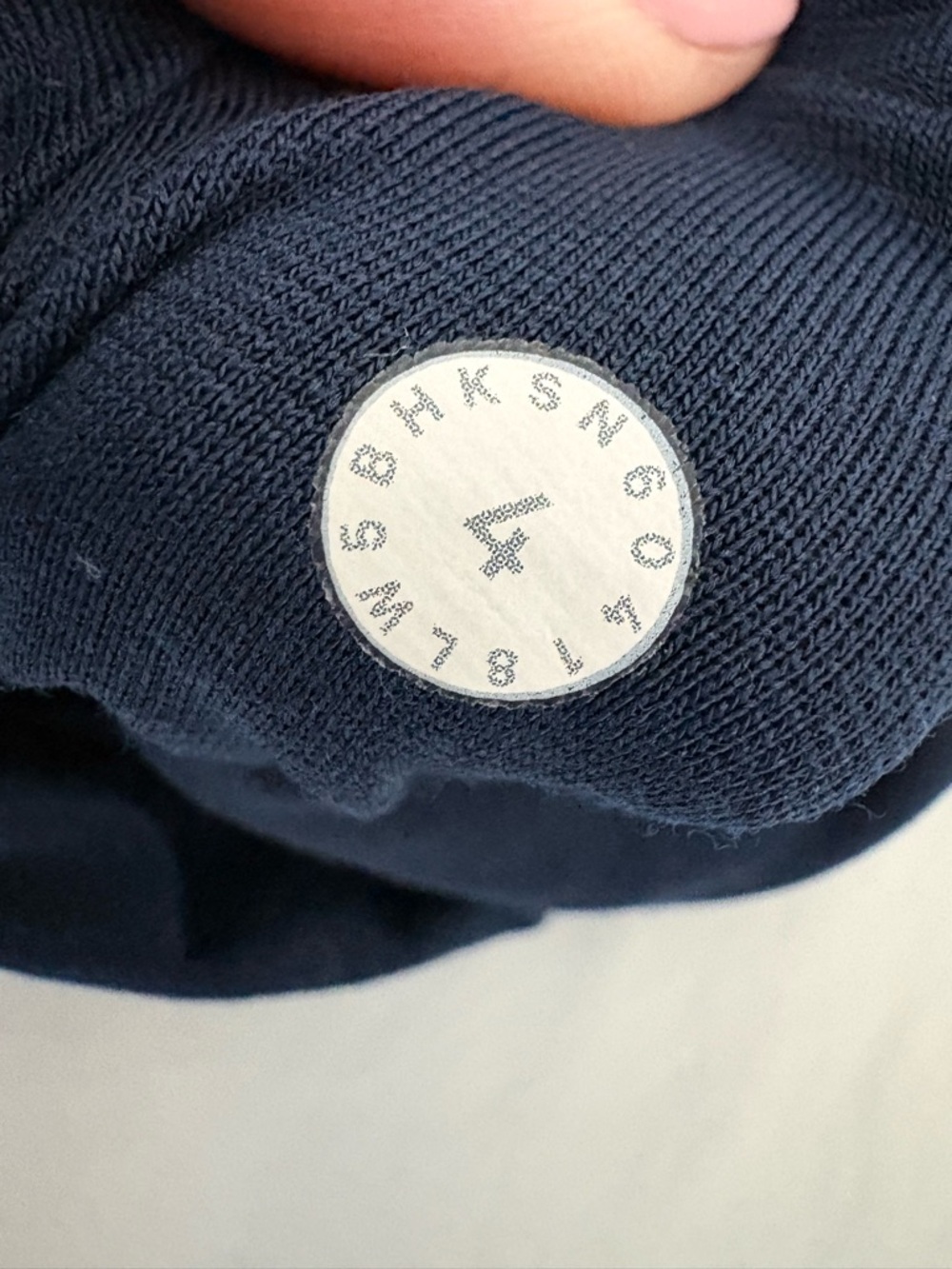 Lululemon Warm Down Jogger II Sz 4 Heathered Speckled True Navy EUC - Picture 3 of 8